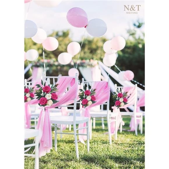 Artificial Flowers Foam Roses Perfect for DIY Wedding Bridal Bouquets Cake Pink - Picture 2 of 6